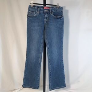 🟣Old Navy Kids Boot-Cut Blue Jeans Girls Size 10